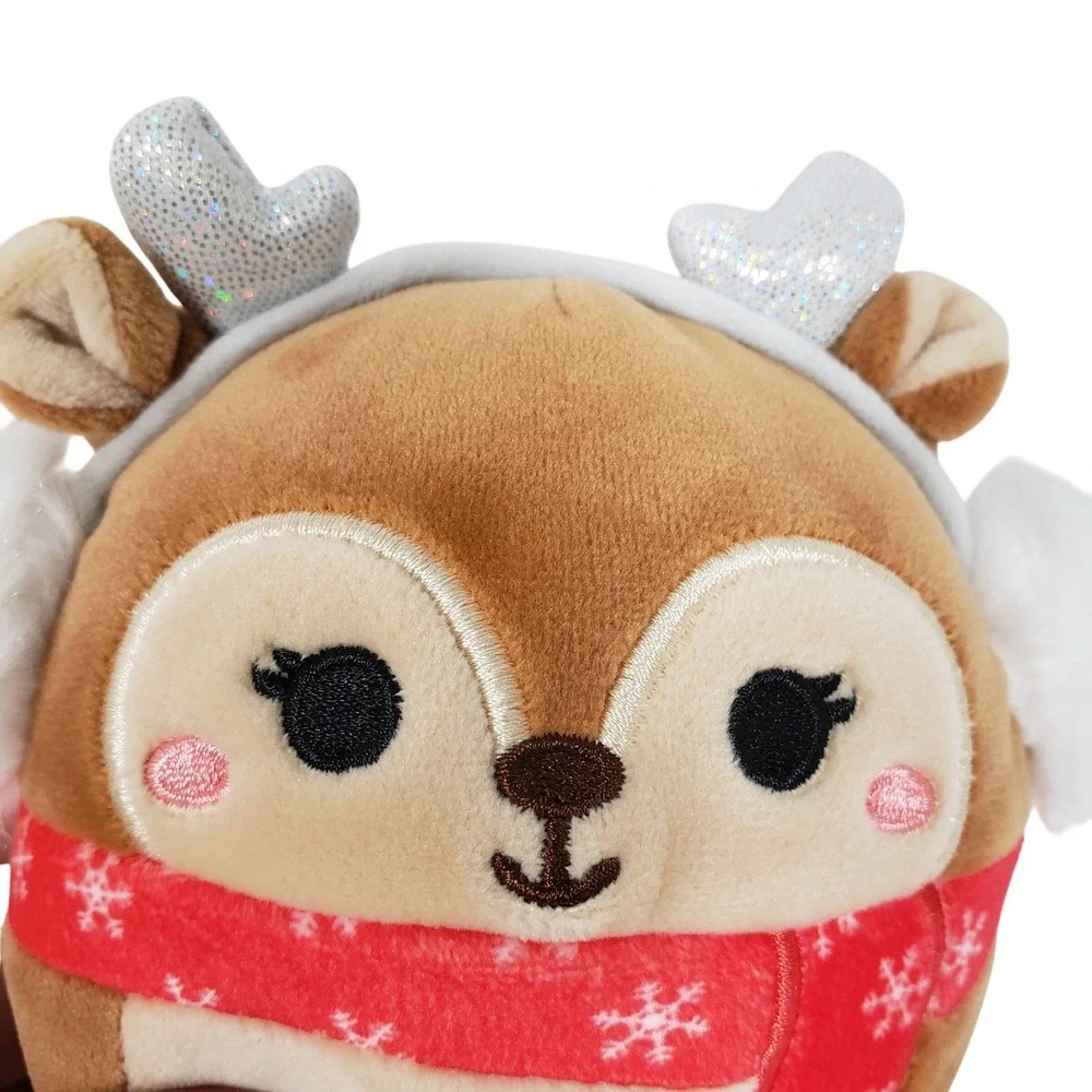 Squishmallows Reindeer Earmuff Plush Holiday Limited Edition Collectible